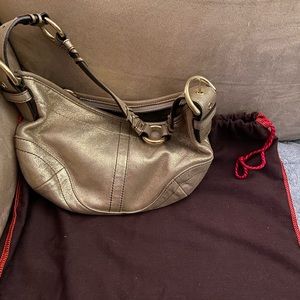 Small Coach Gold Hobo